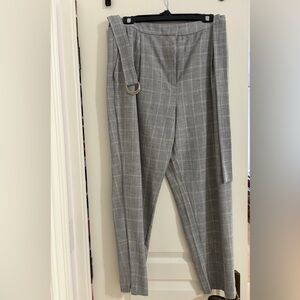 Dynamite Plaid work pants with matching belt